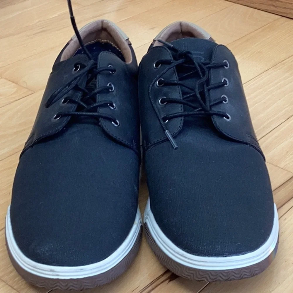 Hawker Rye Thorelle Textured Sneaker Black Brown Stitch Fix. Men’s size 13